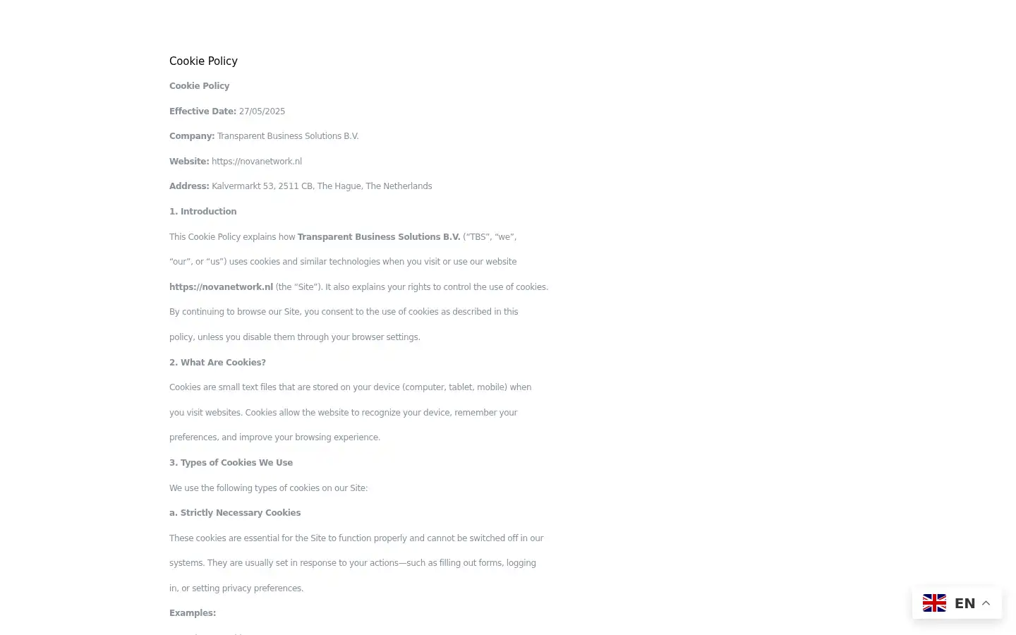 Screenshot of novanetwork.nl
