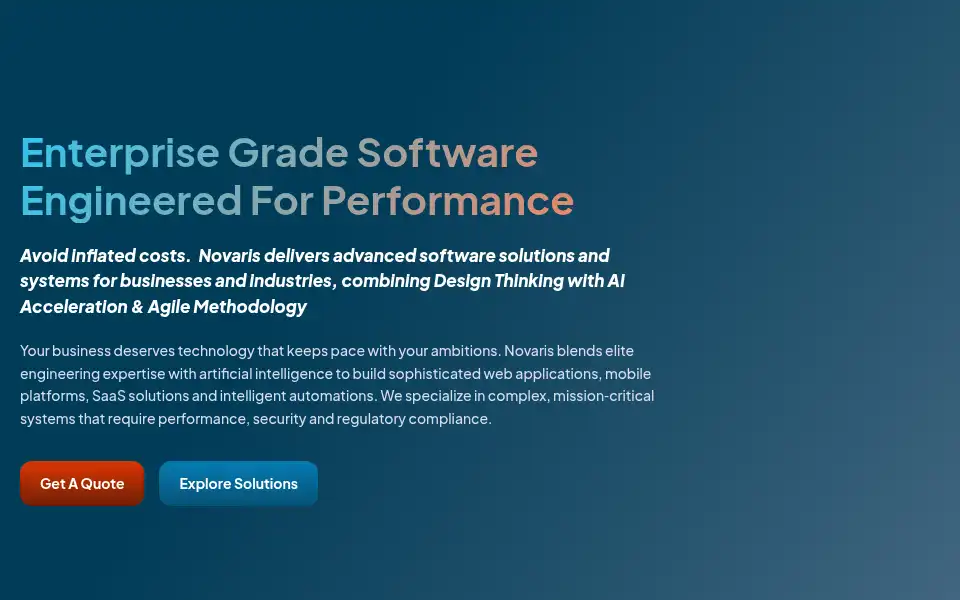 Screenshot of novarisstudio.com
