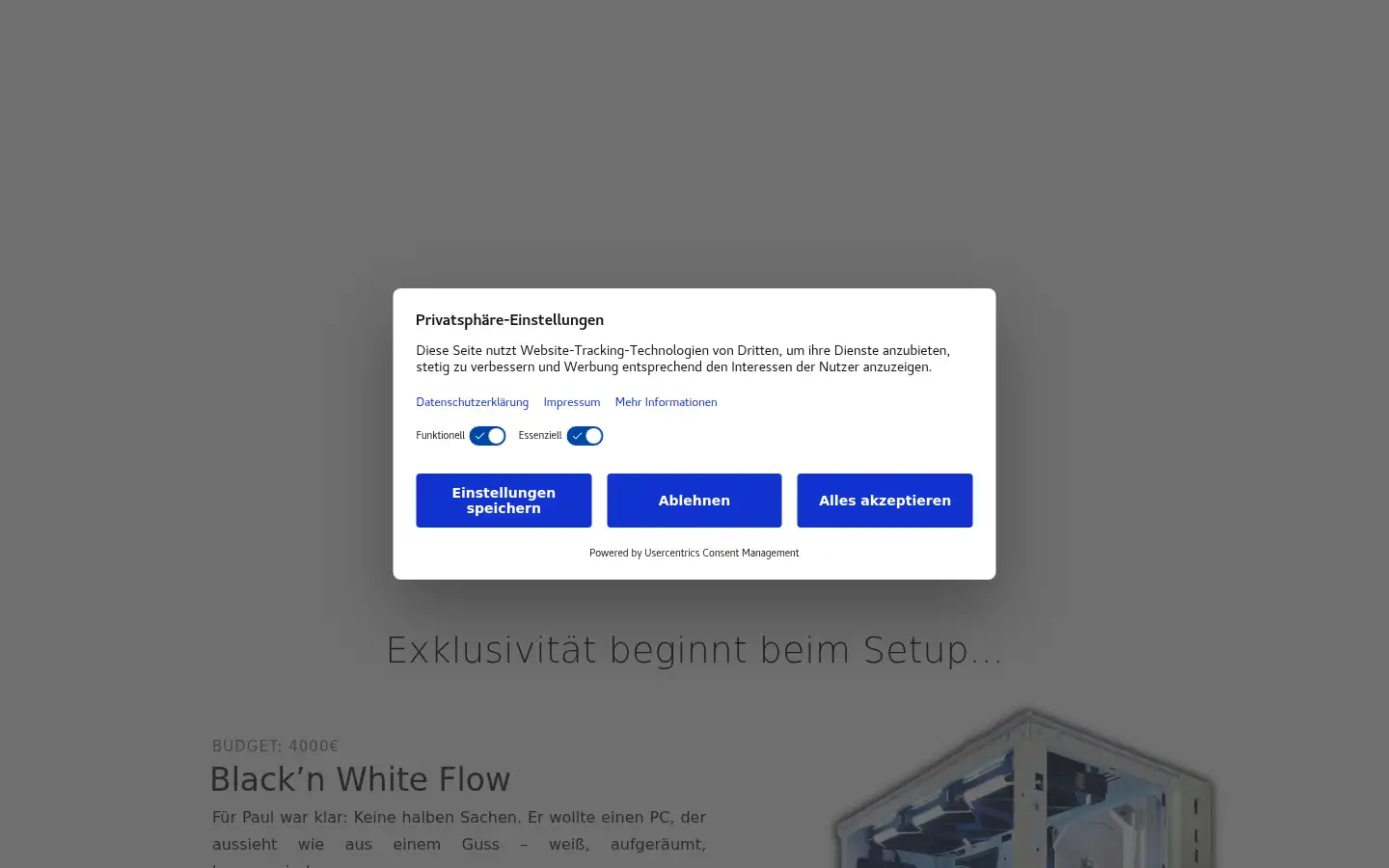 Screenshot of novasbuilds.de