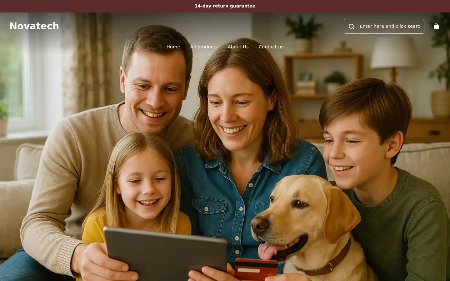 Screenshot of novatech-ie.com