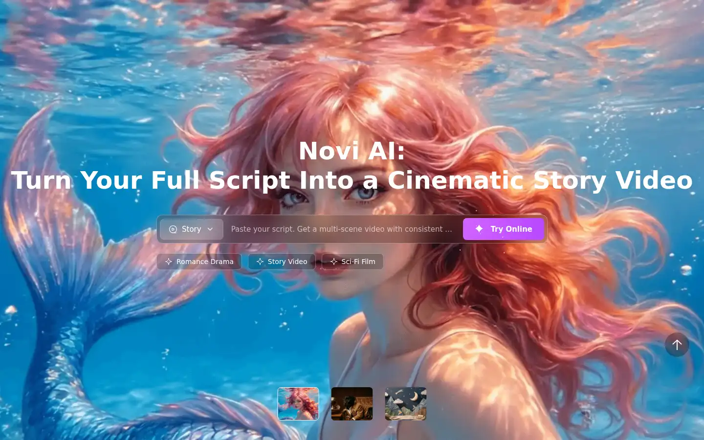Screenshot of noviai.ai