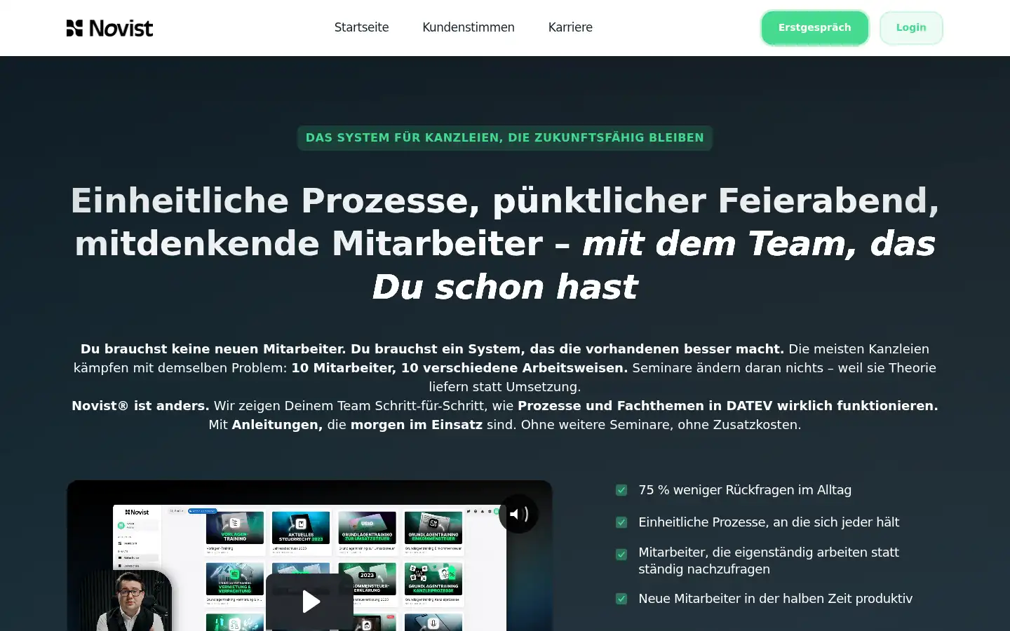Screenshot of novist.de