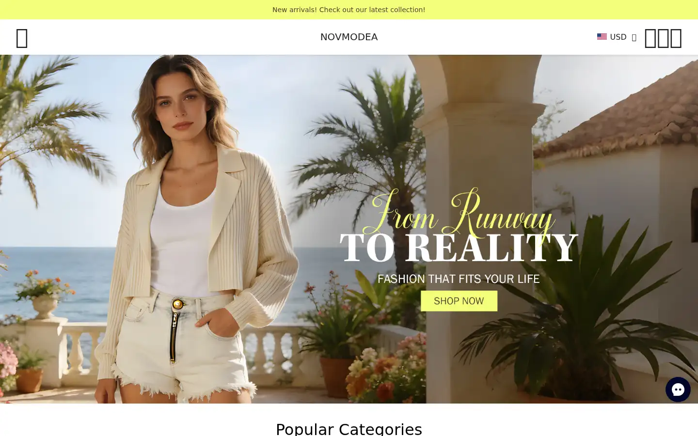 Screenshot of novmodea.com