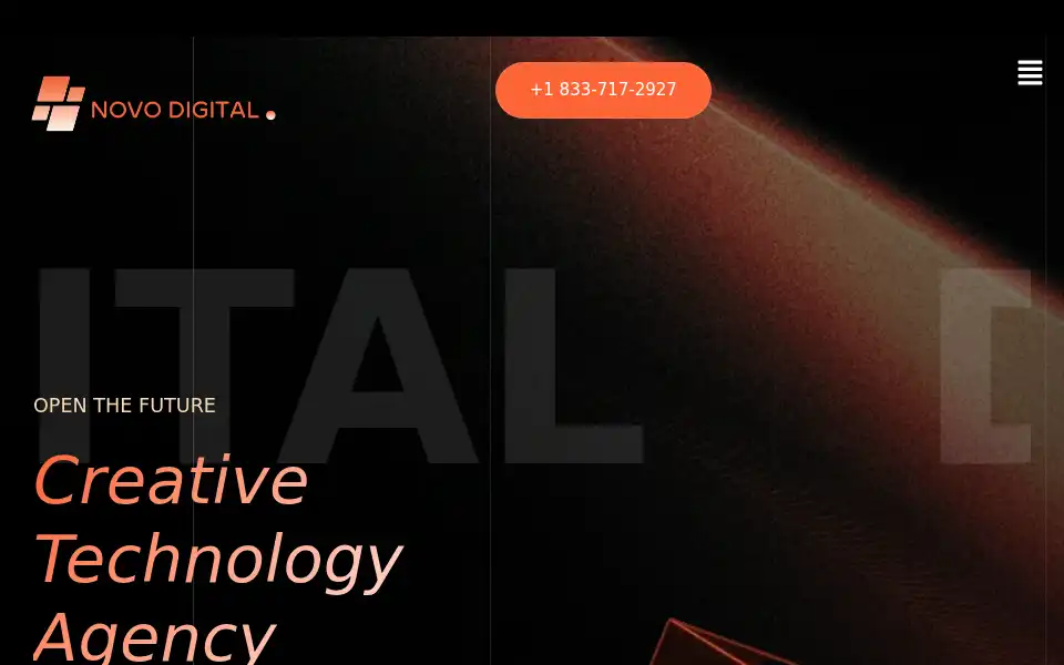 Screenshot of novodigitalllc.com
