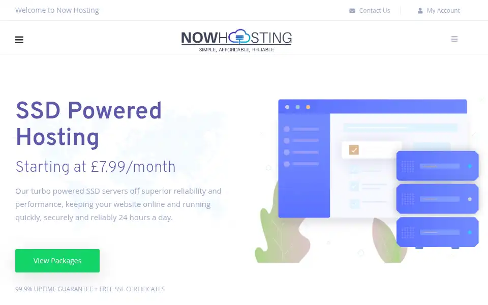 Screenshot of nowhosting.net