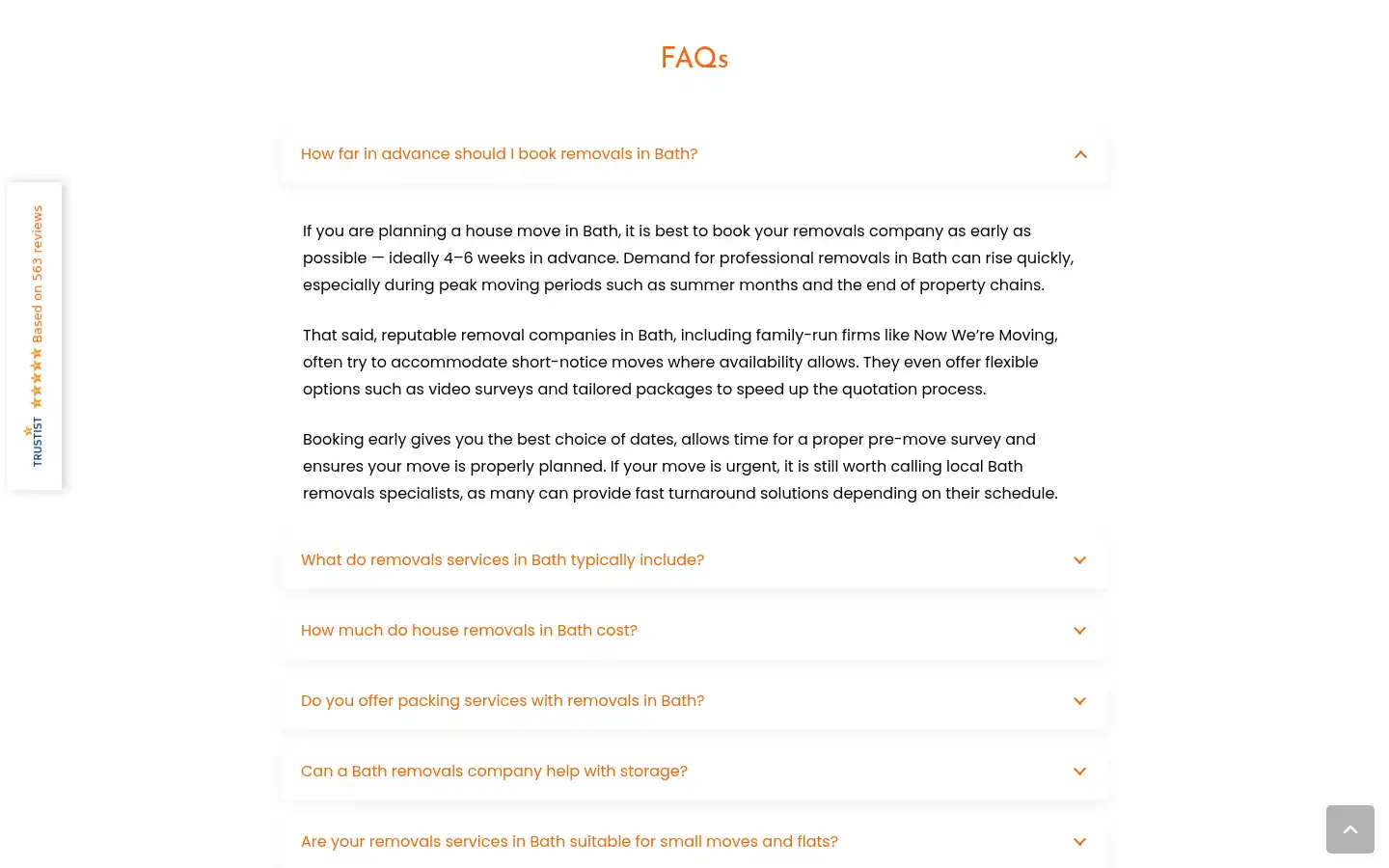 Screenshot of nowweremoving.co.uk