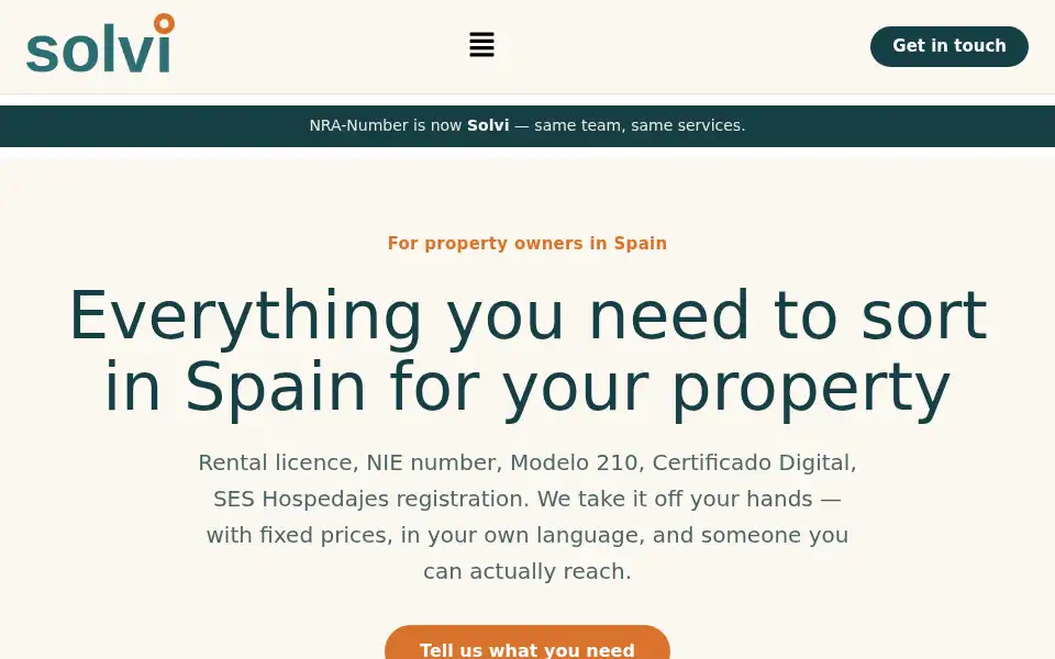 Screenshot of nra-number.com