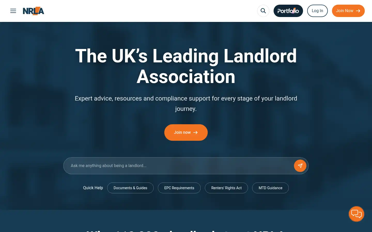 Screenshot of nrla.org.uk