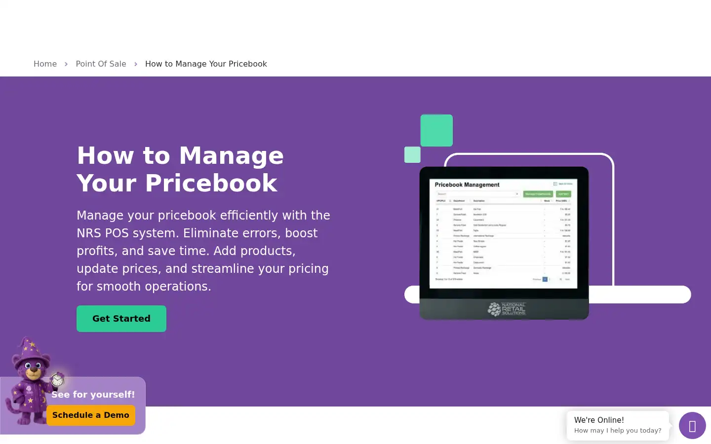 Screenshot of nrsplus.com