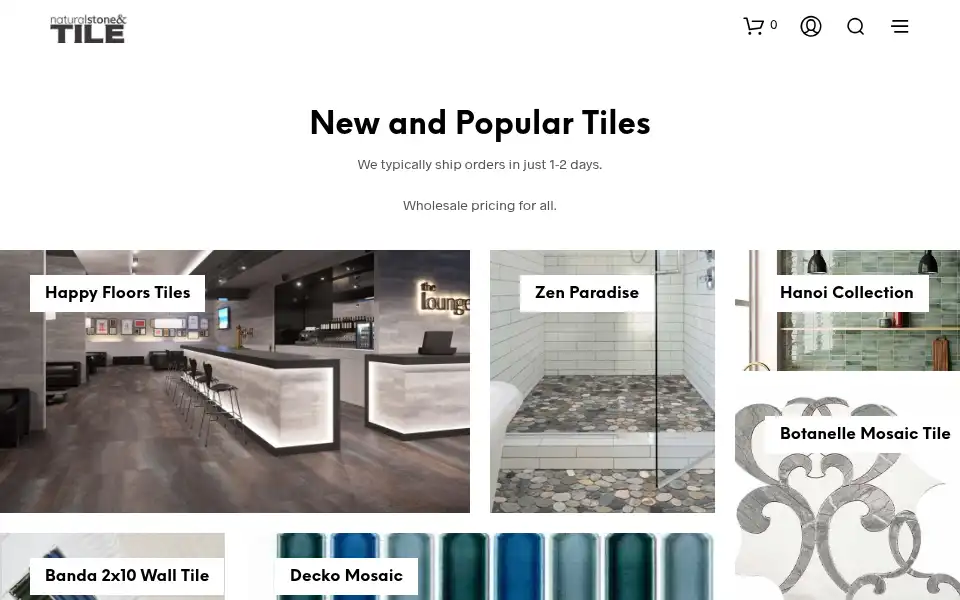 Screenshot of nstile.com