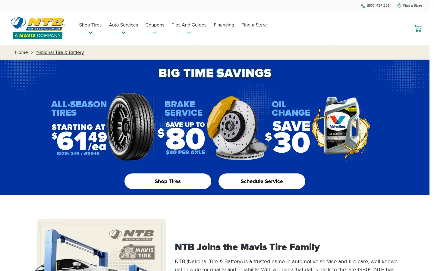 Screenshot of ntb.com