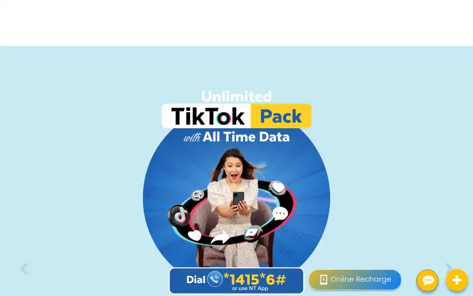 Screenshot of ntc.net.np