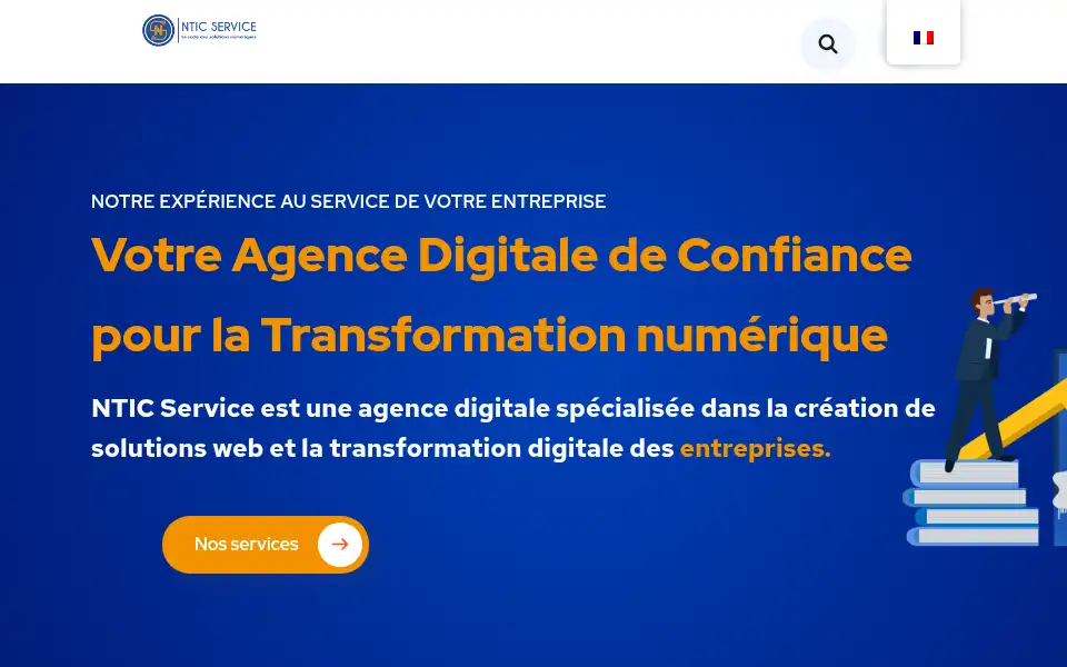 Screenshot of ntic-service.com