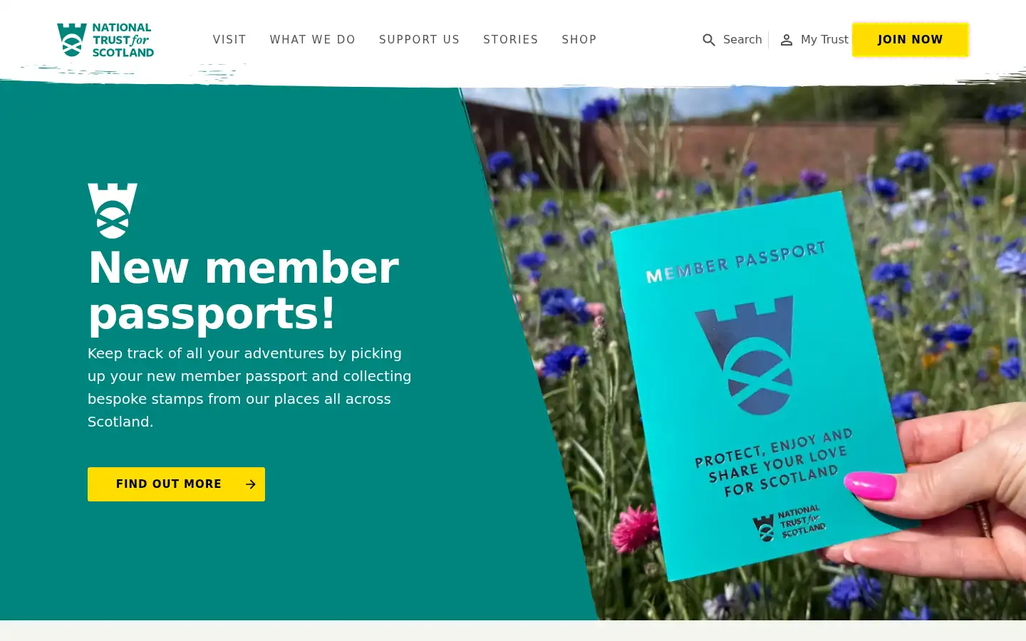 Screenshot of nts.org.uk