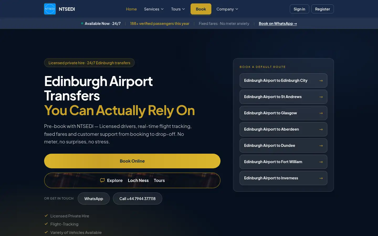 Screenshot of ntsedi.com