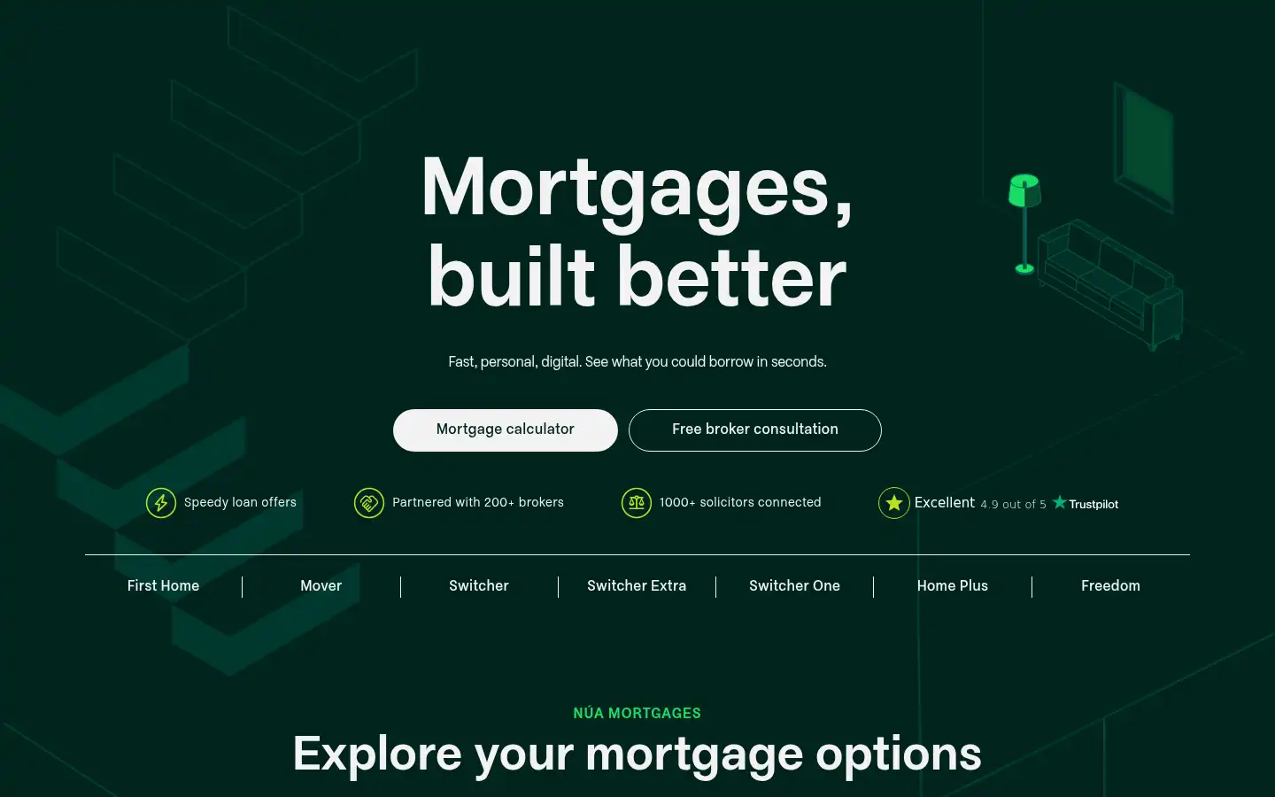 Screenshot of nuamoney.com