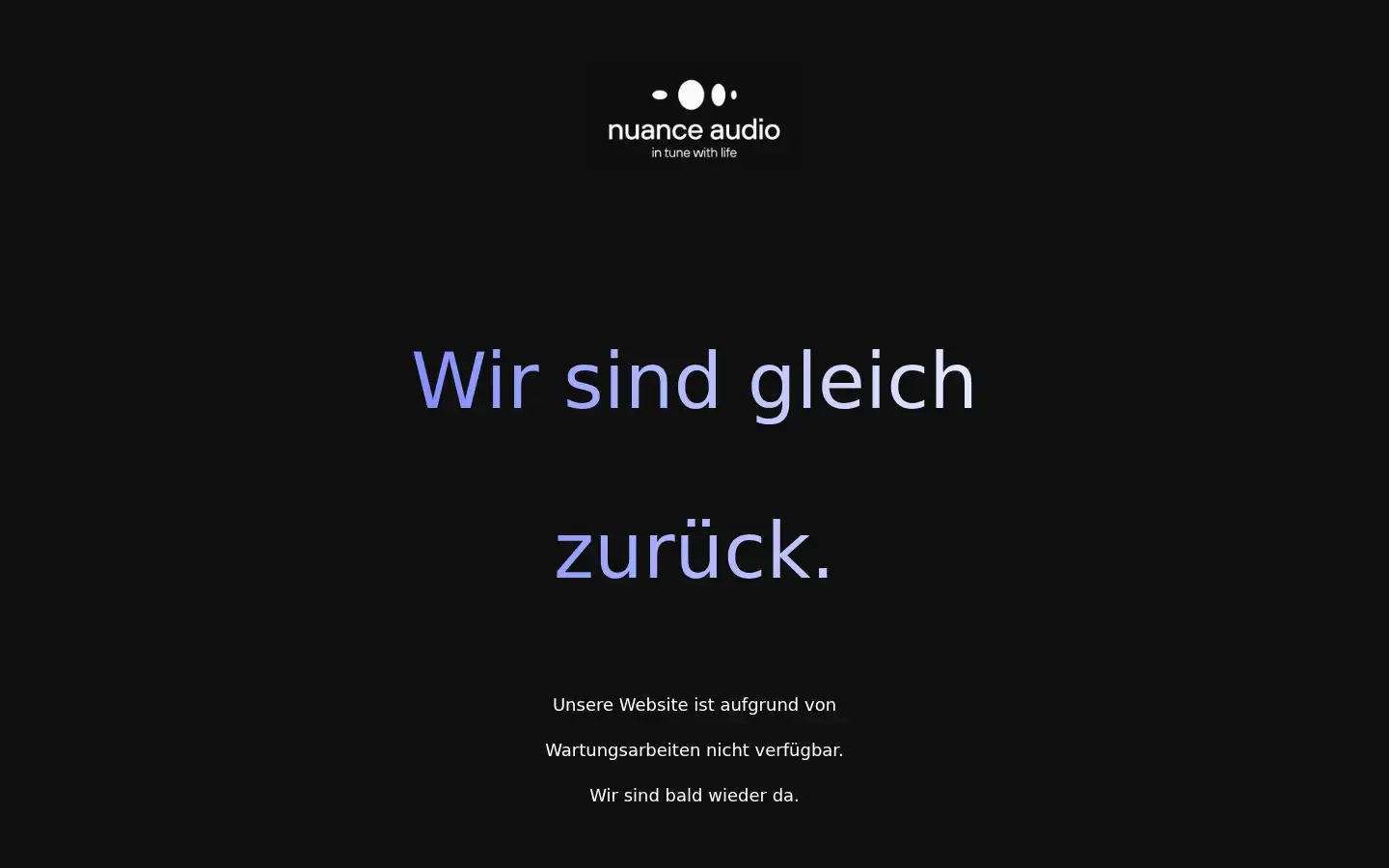 Screenshot of nuanceaudio.com