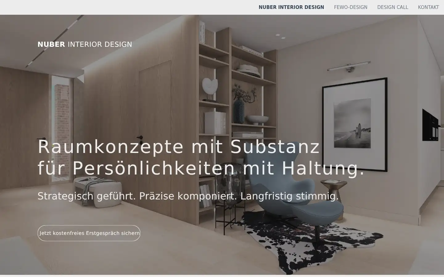 Screenshot of nuber-interiordesign.de