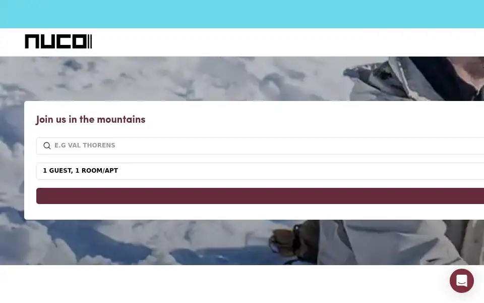 Screenshot of nucotravel.com