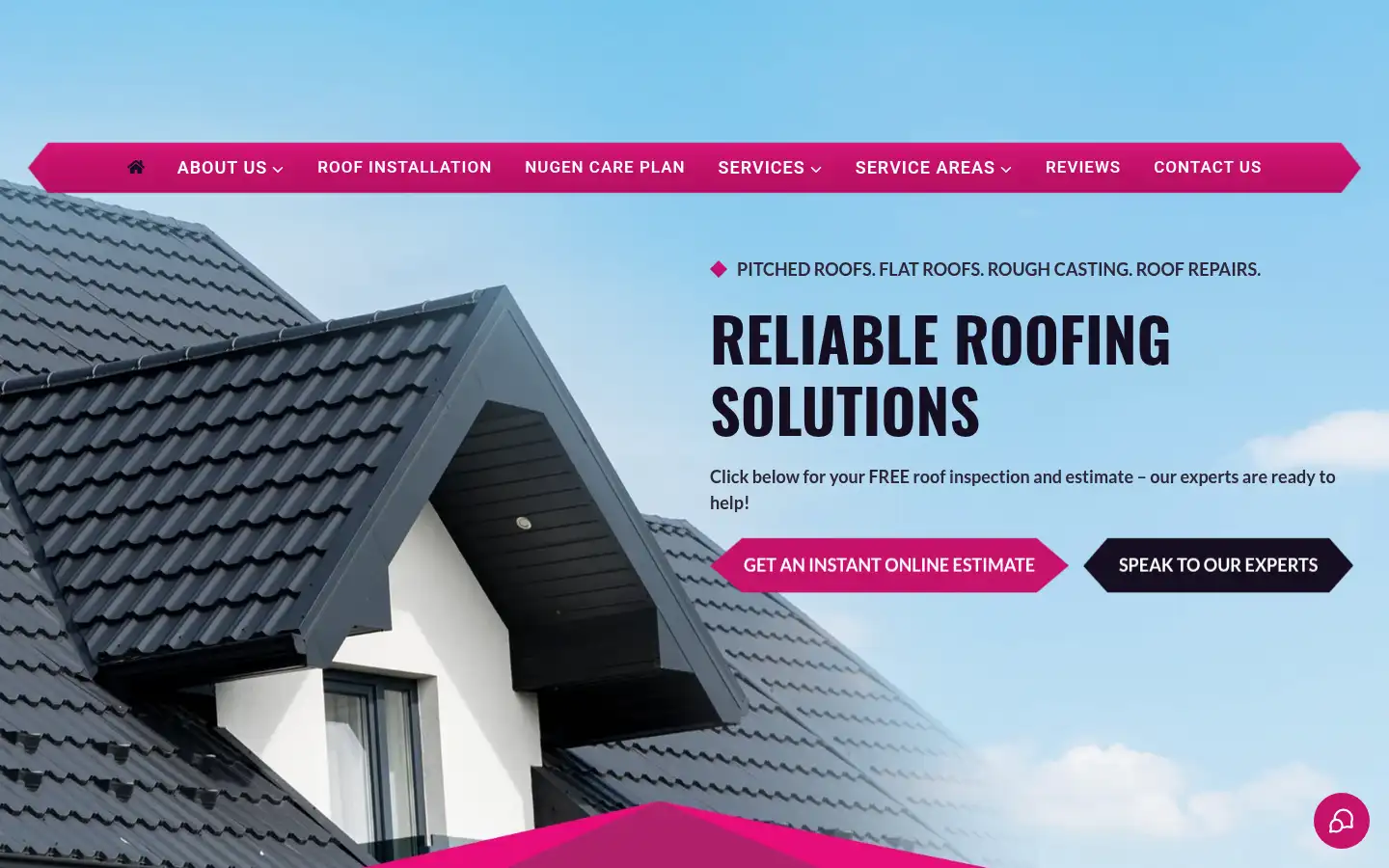 Screenshot of nugenexteriors.com