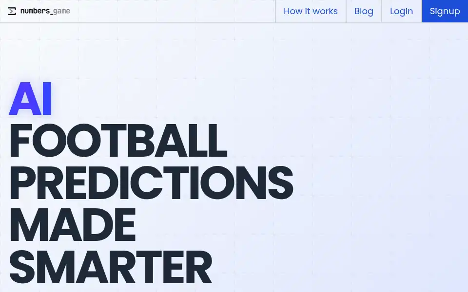 Screenshot of numbersgame.uk