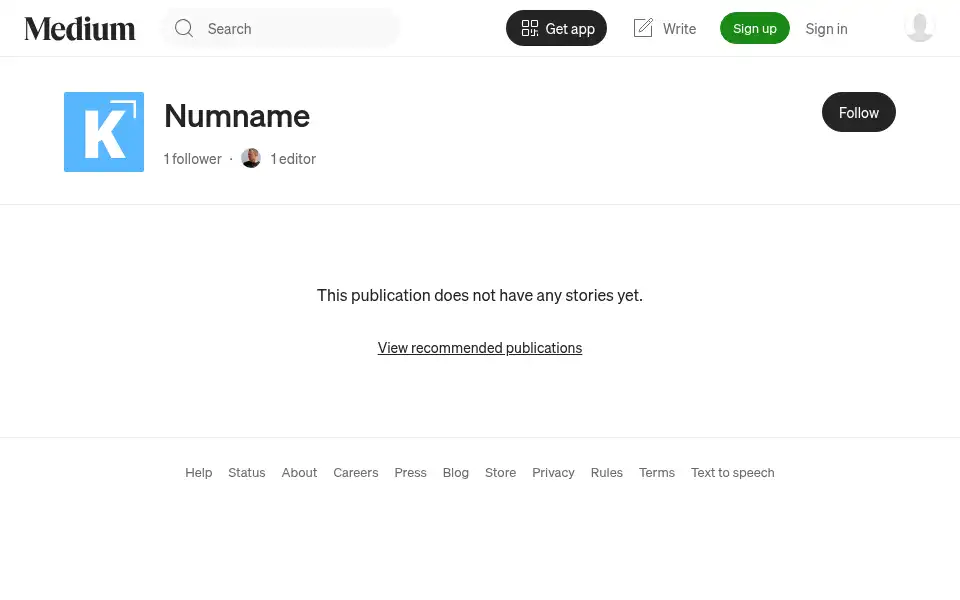 Screenshot of numname.com