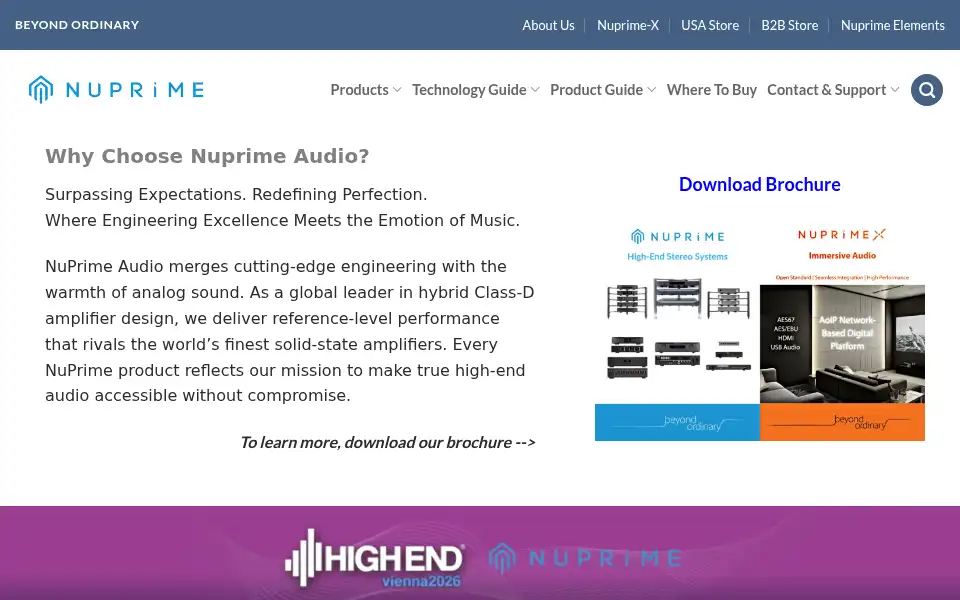 Screenshot of nuprimeaudio.com