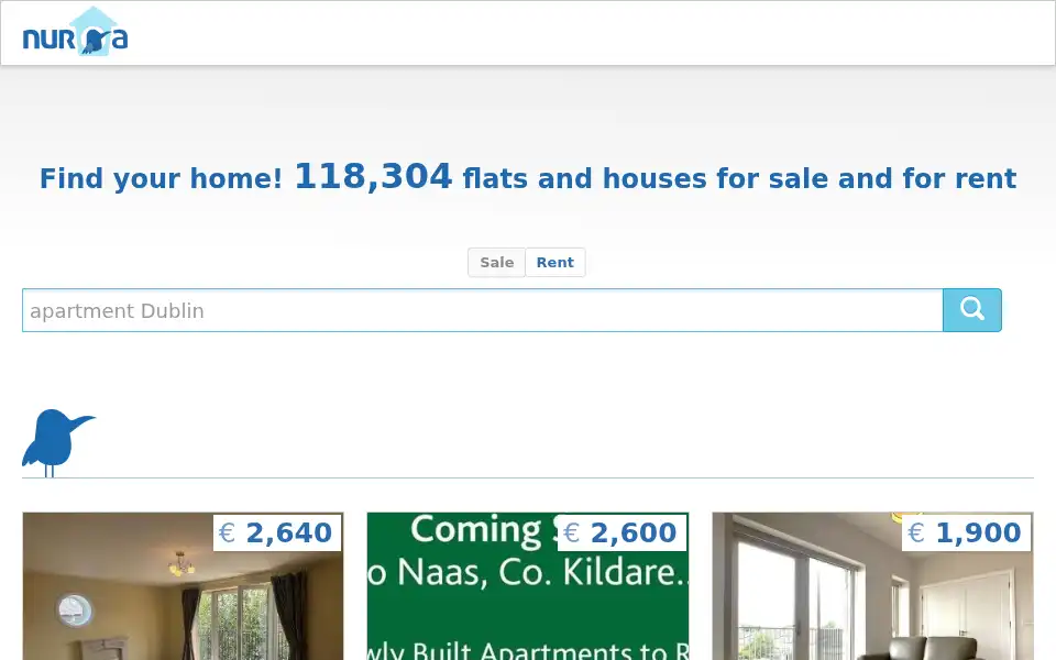 Screenshot of nuroa.ie