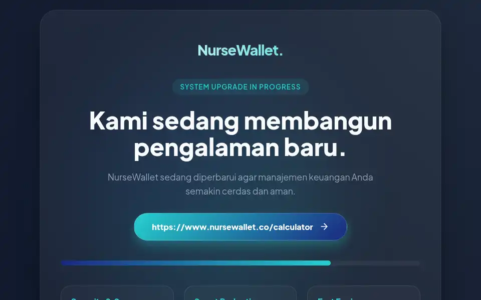 Screenshot of nursewallet.co