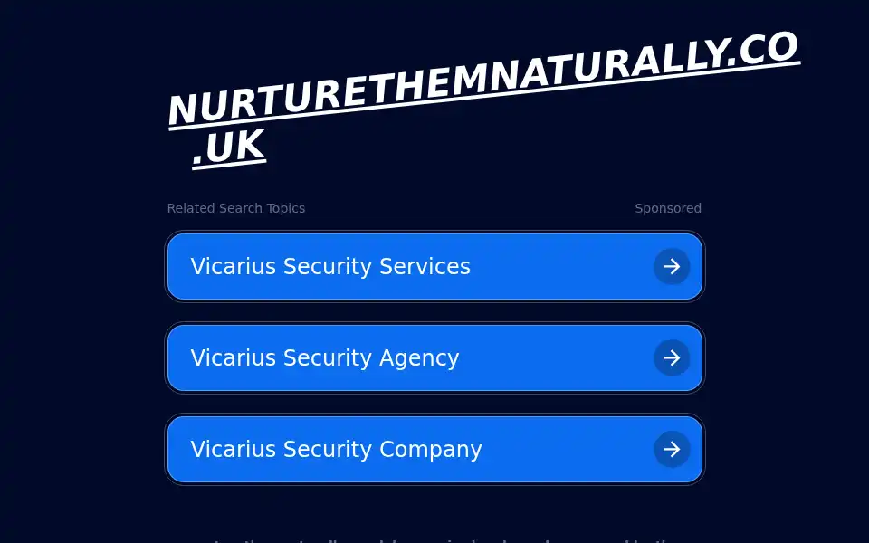 Screenshot of nurturethemnaturally.co.uk