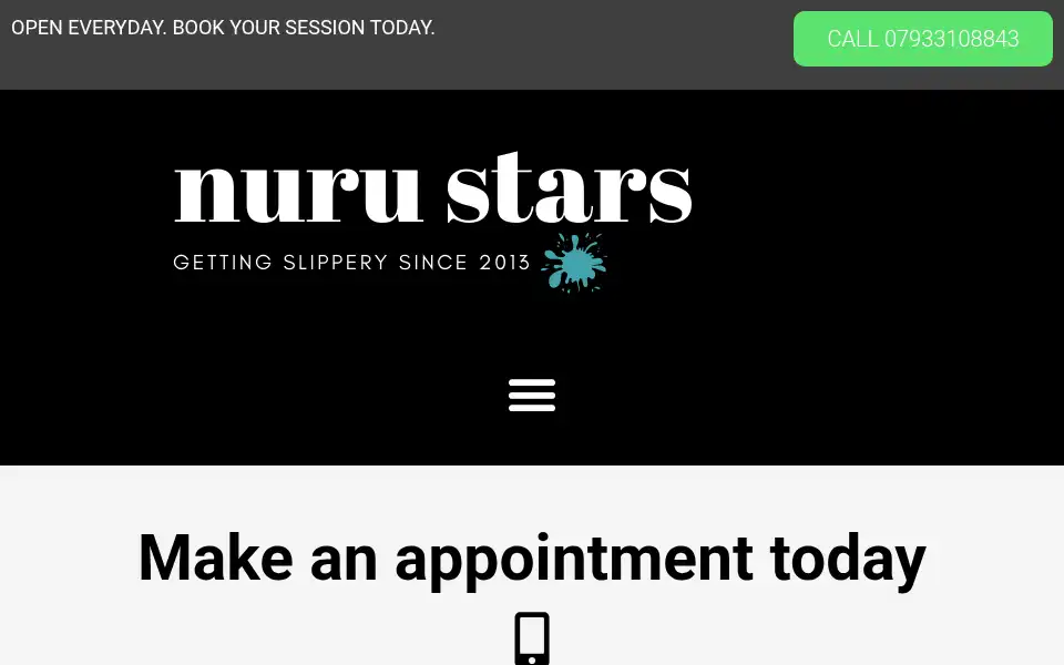 Screenshot of nurustars.com