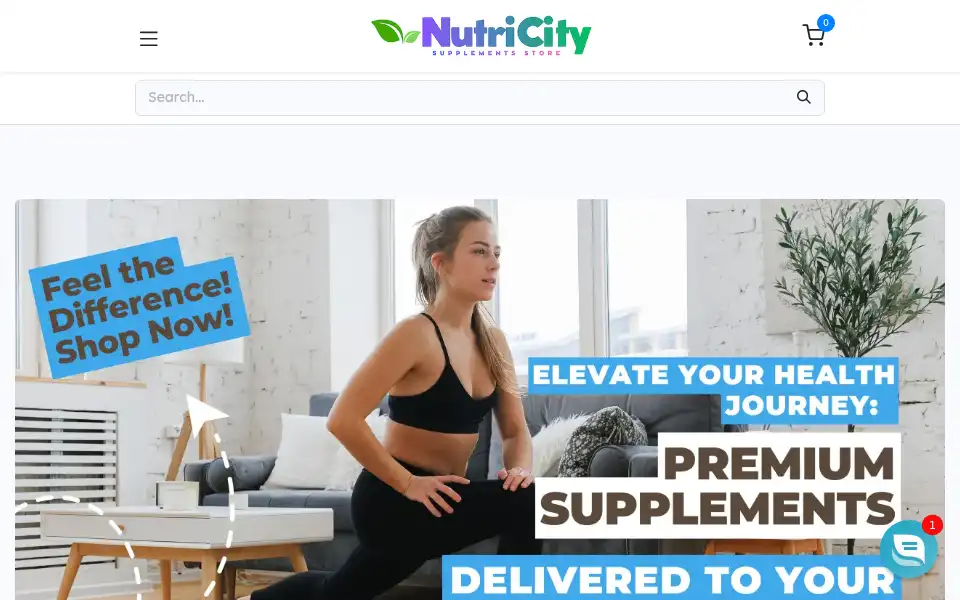 Screenshot of nutricity.be