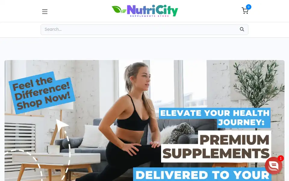 Screenshot of nutricity.uk