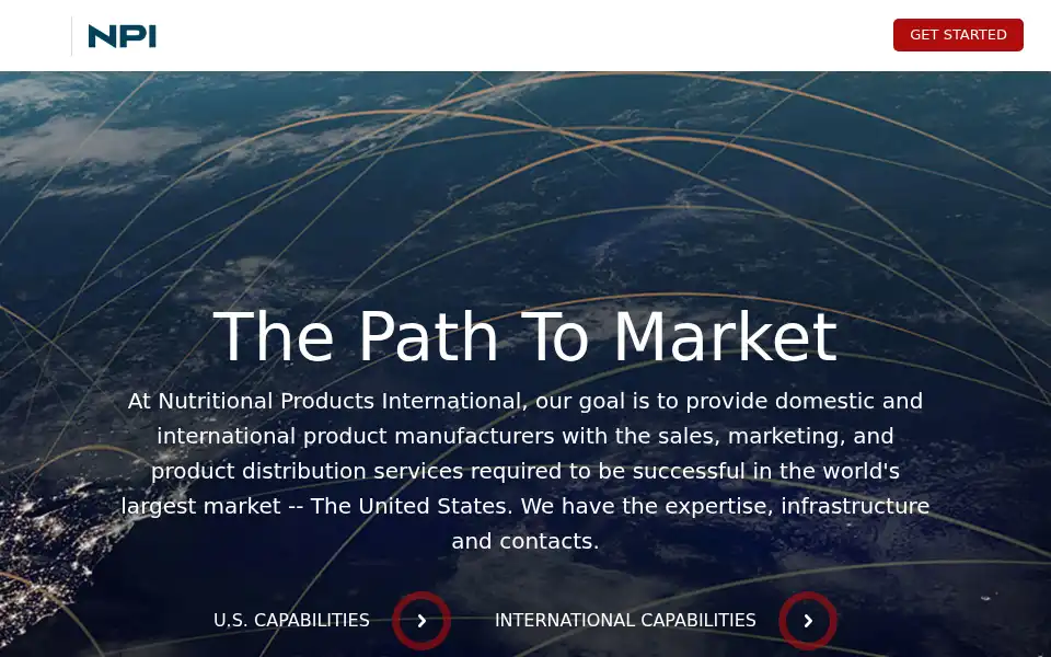 Screenshot of nutricompany.com
