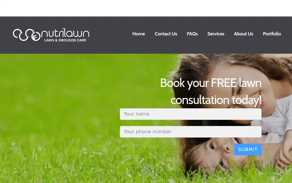 Screenshot of nutrilawn.co.uk