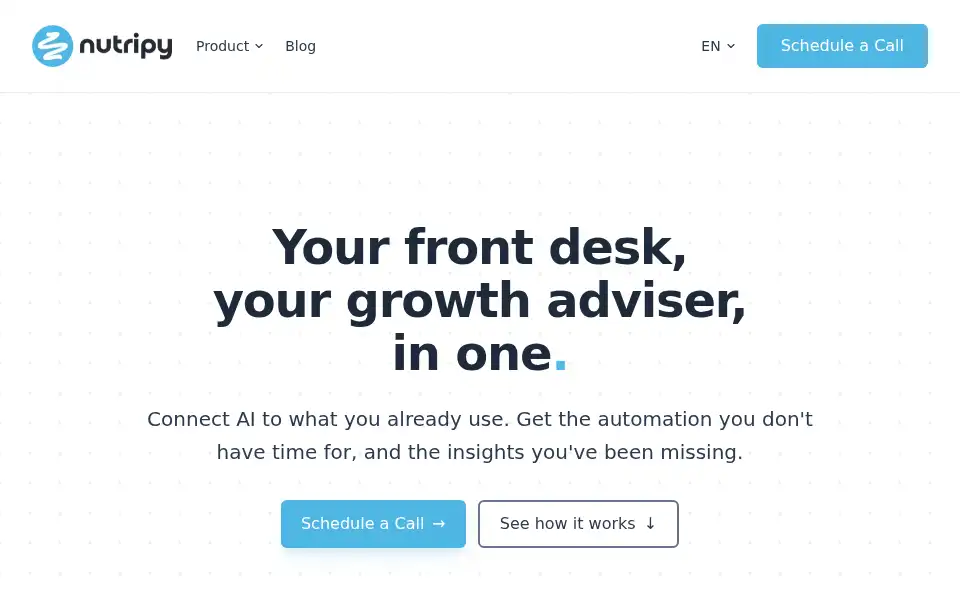 Screenshot of nutripy.io