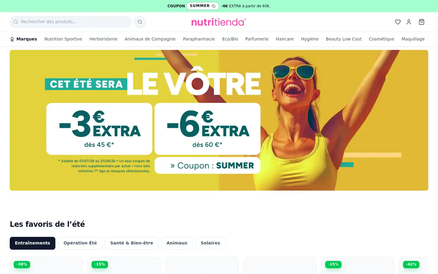Screenshot of nutritienda.com