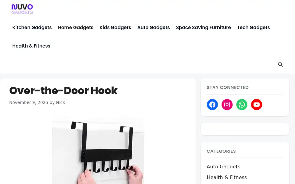 Screenshot of nuvogadgets.com
