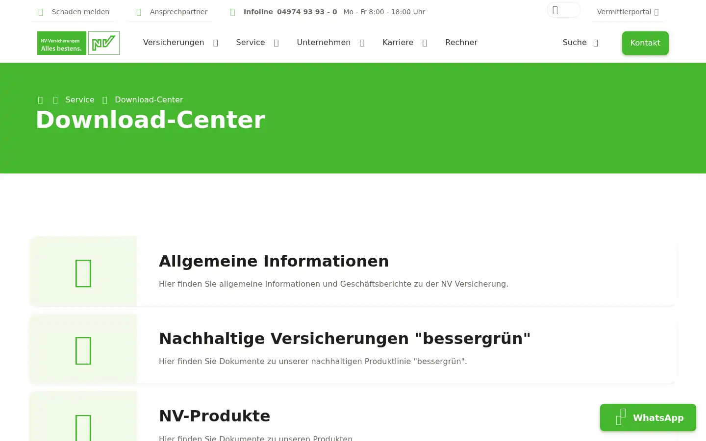 Screenshot of nv-online.de