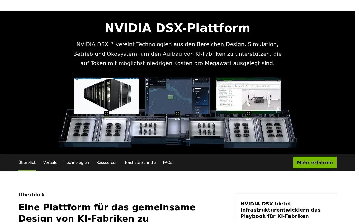 Screenshot of nvidia.com