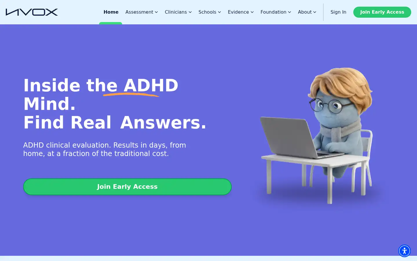Screenshot of nvox.com