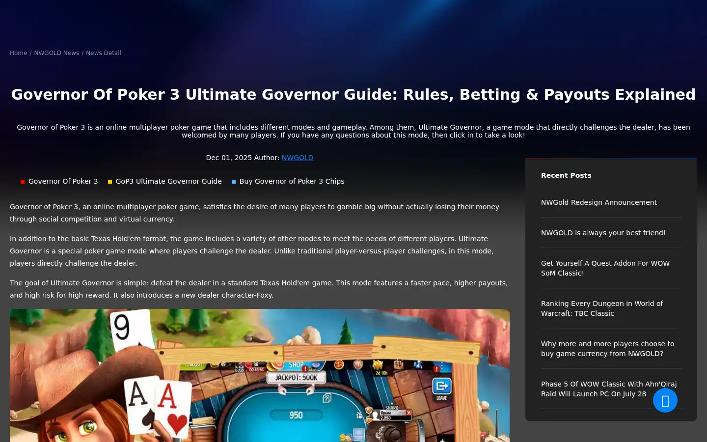 Screenshot of nwgold.com