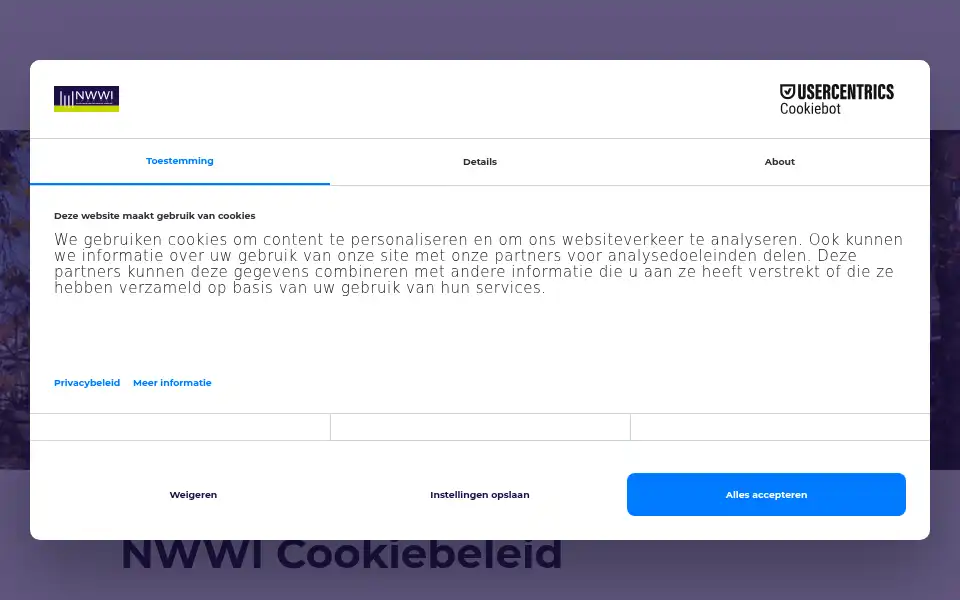 Screenshot of nwwi.nl