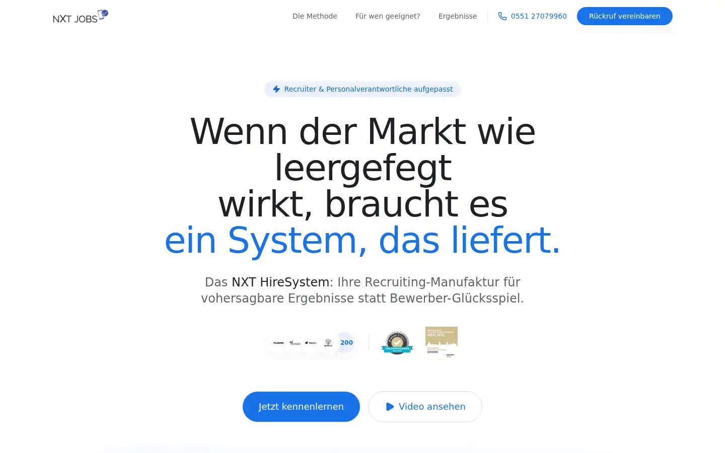Screenshot of nxt-jobs.de