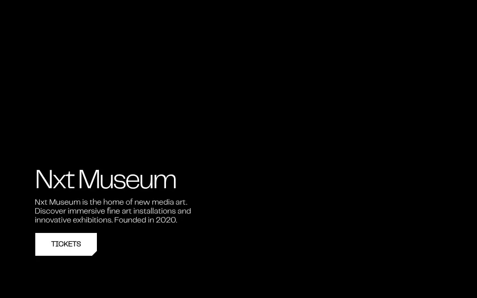 Screenshot of nxtmuseum.com