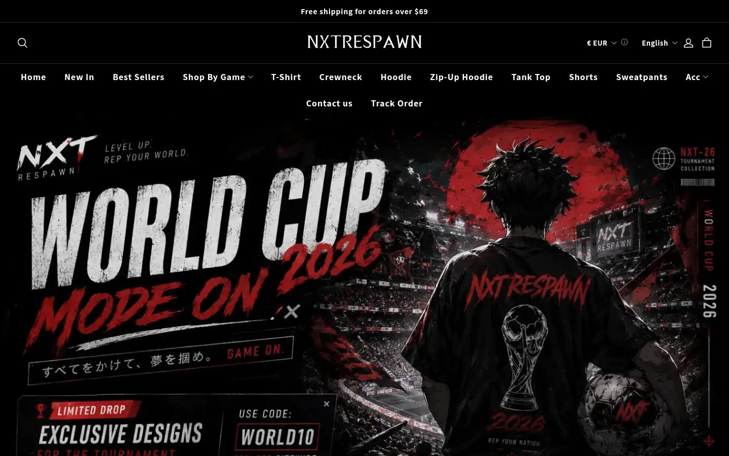 Screenshot of nxtrespawn.com