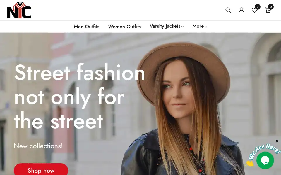 Screenshot of nycjackets.us