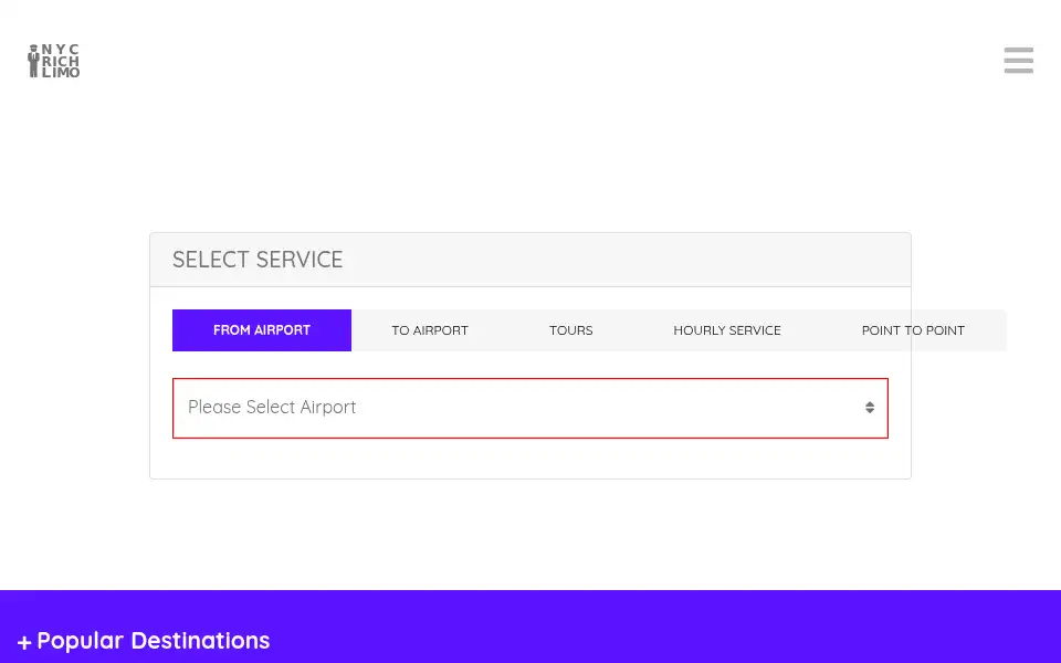 Screenshot of nycrichlimo.com