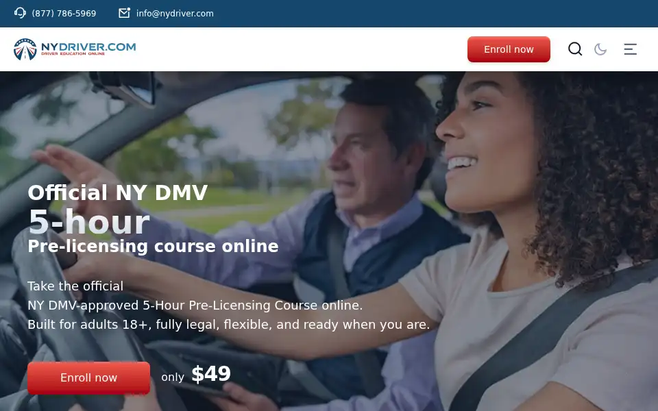Screenshot of nydriver.com