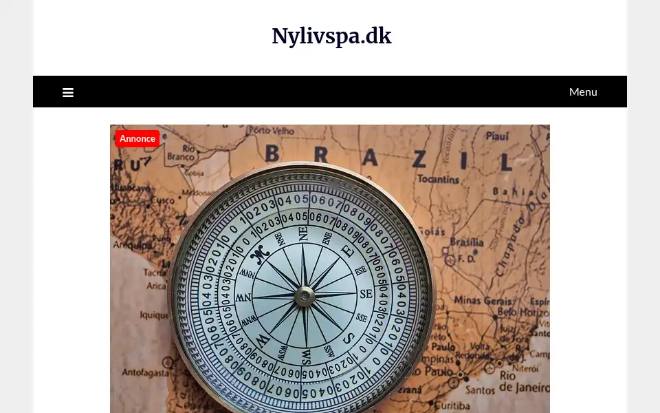 Screenshot of nylivspa.dk